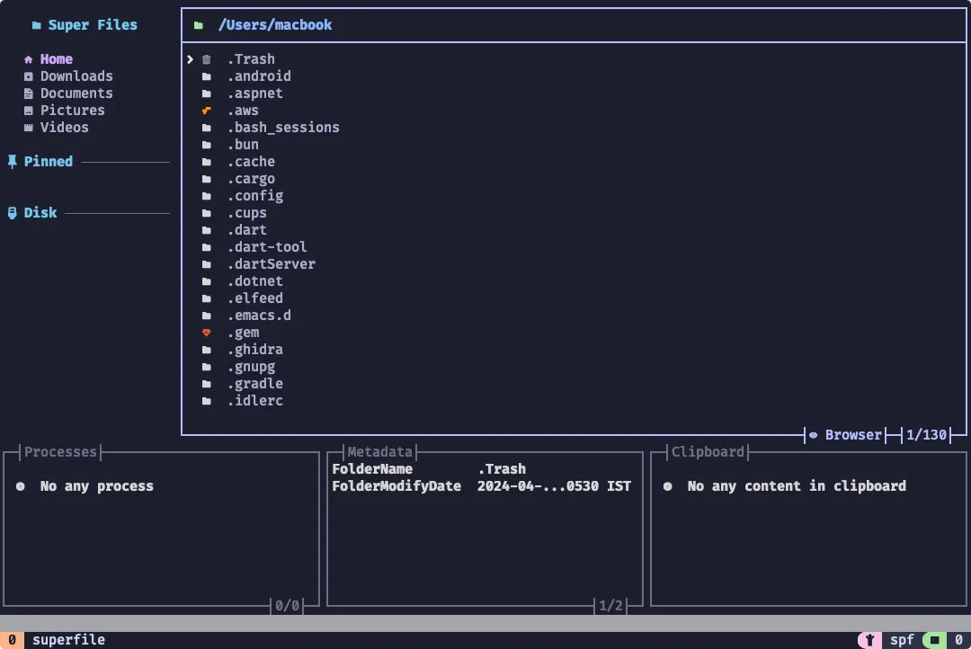 Catppuccin theme preview showing pastel color palette